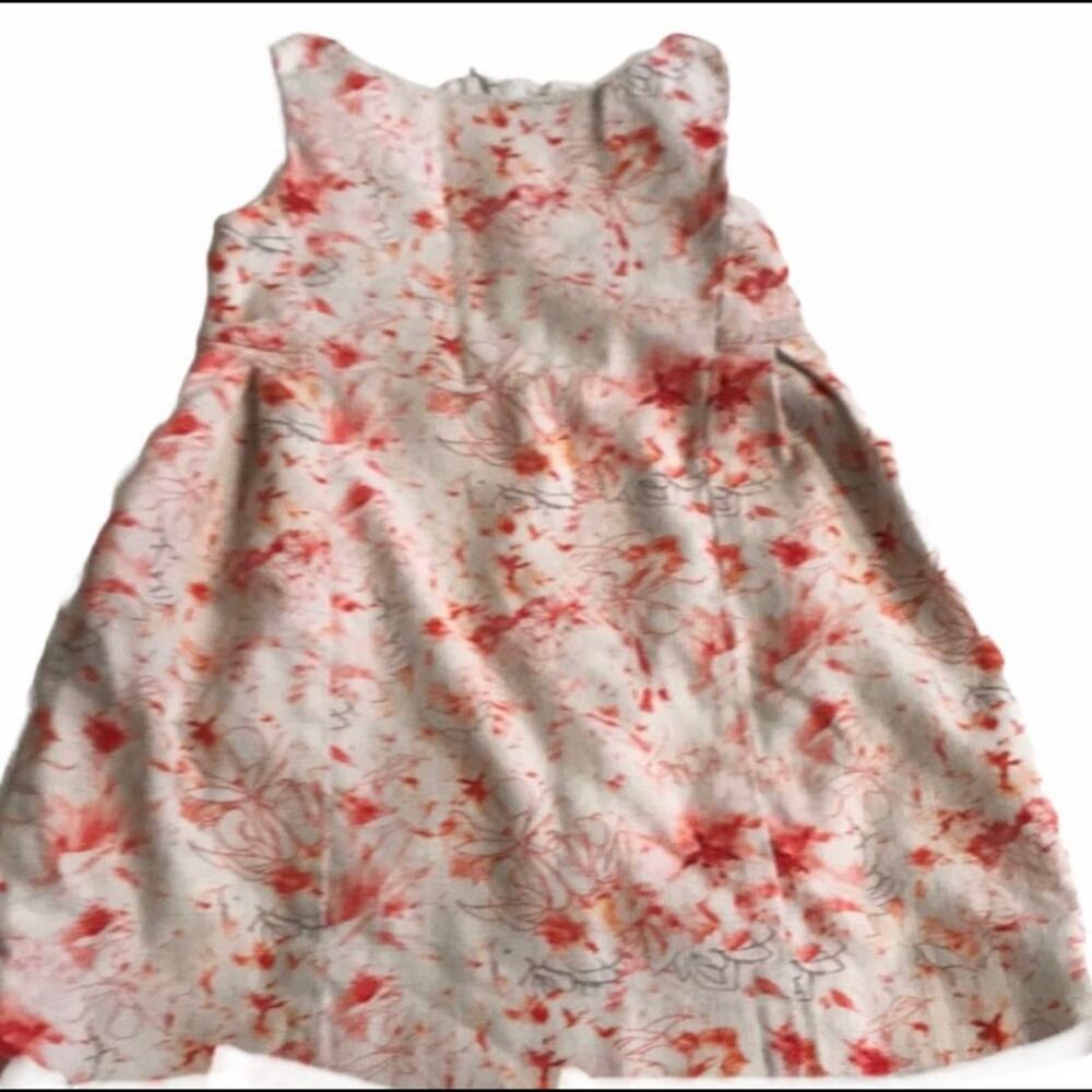 Zara girls floral print sleeveless dress size 6